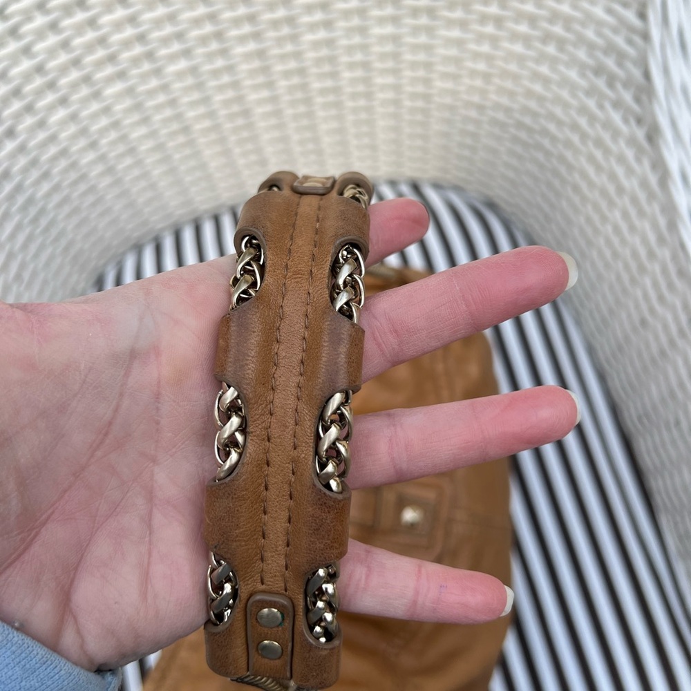 Henri Bendel Lamb Skin Leather Shoulder Bag - Picture 5 of 15